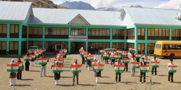 GDC Drass Observes ‘Har Ghar Tiranga’ Campaign with Patriotic Fervour