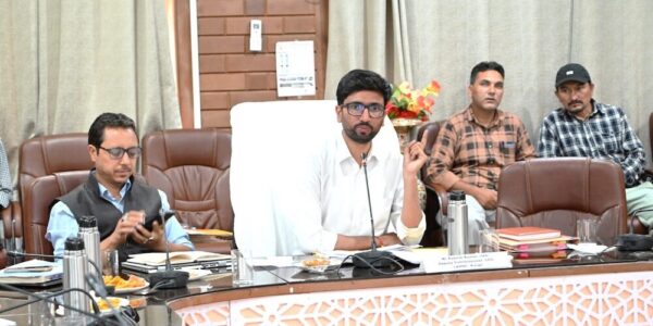 DC Kargil Chairs meeting on Flashfloods in Kargil 
