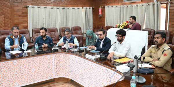 DC Kargil chairs DDMA meeting in view of recent heavy rainfall