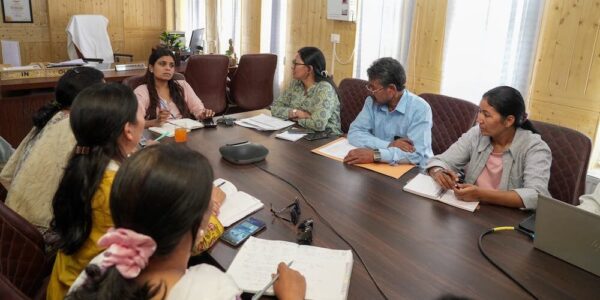 Secretary Shashanka Ala chairs review meeting on Poshan Tracker with focus on SAM/MAM children
