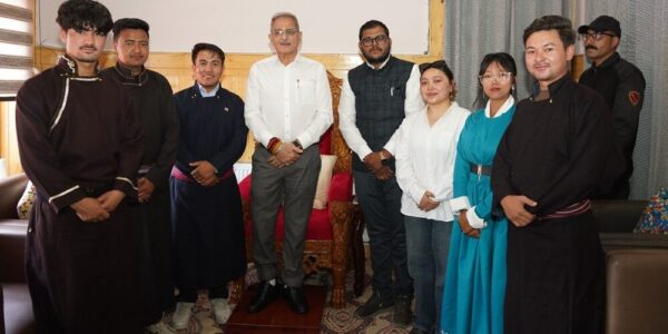 LG Gupta advocates for enhanced education, sports facilities, and campaigns against substance abuse to empower Ladakh’s youth and increase women’s participation