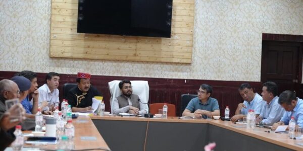 DC Leh Romil Singh Donk chairs review meeting ahead of Independence Day celebrations