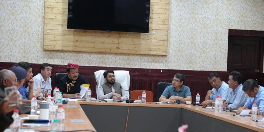 DC Leh Romil Singh Donk Chairs Review Meeting Ahead Of Independence Day Dc Leh Romil Singh Donk Chairs Review Meeting Ahead Of Independence Day