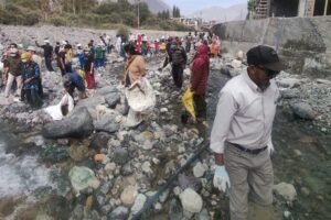 Mission Indus Clean-Up (Singe Tsangspo Tsande Lasgul) 2025 Conducted at Diskit Sub-Division