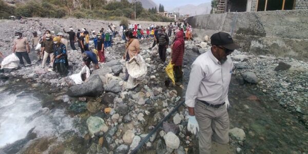 Mission Indus Clean-Up (Singe Tsangspo Tsande Lasgul) 2025 Conducted at Diskit Sub-Division