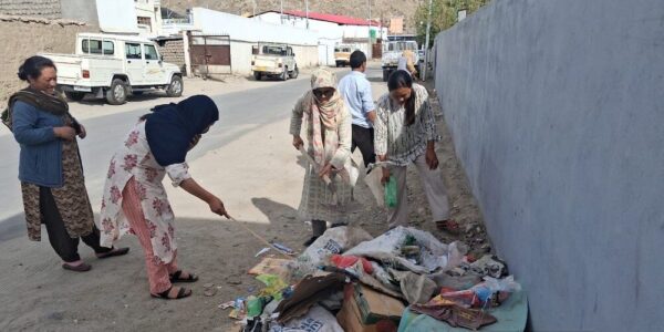 Mission Indus Clean-up Programme at Chief Horticulture Office, Agling, Leh