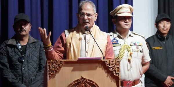 LG Gupta Highlights Cultural Exchange’s Role in Global Harmony at Ladakh Arts Festival