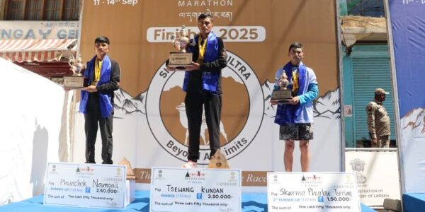 Ladakh Scouts’ Tsewang Kundan Triumphs in Silk Route Ulta 2025 Marathon