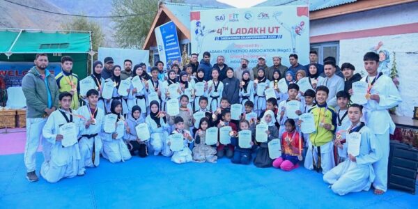 4th Ladakh UT Taekwondo Championships 2025 Conclude Successfully at SAI STC Kargil