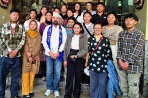 CEC Kargil Interacts with Students of GDC Zanskar on Study Cum Exposure Tour at Ladakh Bhawan, New Delhi