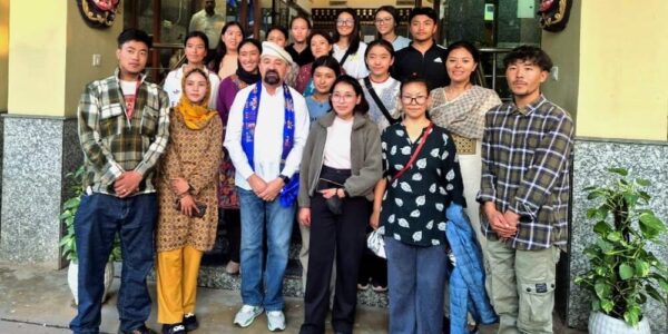 CEC Kargil Interacts with Students of GDC Zanskar on Study Cum Exposure Tour at Ladakh Bhawan, New Delhi