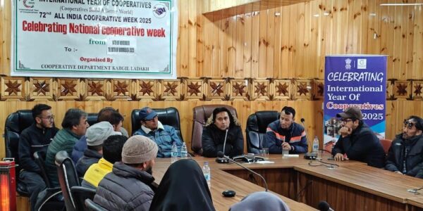Kargil Cooperative Department Marks 72nd All India Cooperative Week with Focus on Society Revival