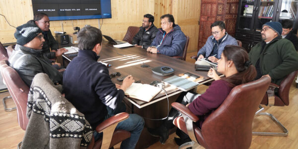 Secretary IT reviews progress of amended BharatNet implementation in Ladakh