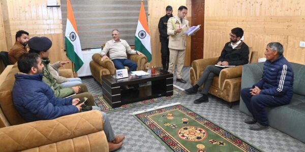LG Kavinder Gupta Reaffirms Focus on Public Welfare and Inclusive Development in Kargil