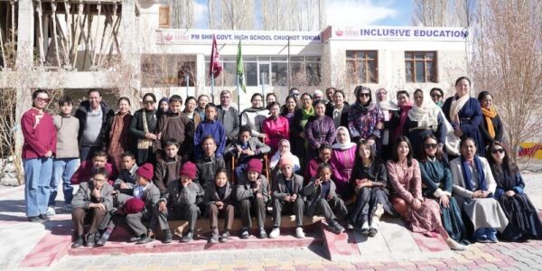 First Lady Bindu Gupta Launches ‘Annie’ Braille Kits for Inclusive Education in Ladakh