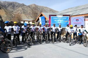 “Sunday on Cycle” – rally for ex-servicemen held in Kargil