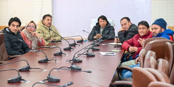 Founder of Arces of Ice calls upon EC Kargil, Dr Jaffer Akhoon Kacho Mohd Feroz