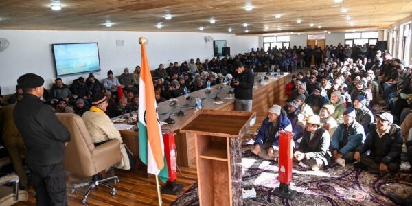 Ladakh LG Gupta Reiterates Commitment to Inclusive Development at Shakar-Chiktan Grievance Camp