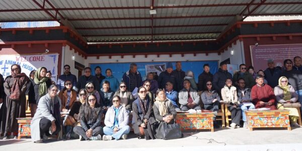Sheep Husbandry Department Nyoma organised a Sheep Camp under the NLM at Nyoma village