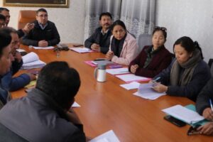 CPO Leh Reviews Progress of Vibrant Village Programme