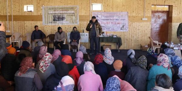 Sheep Husbandry Department  Nyoma conducts Awareness Programme for Sheep and Goat Breeders in Mudh village