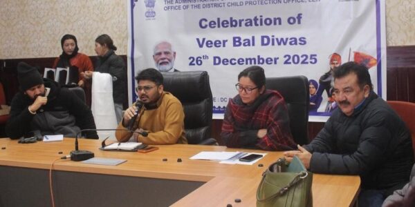 Ladakh Marks Veer Bal Diwas 2025 with State-Level Celebration Honouring Children’s Courage & Sacrifice