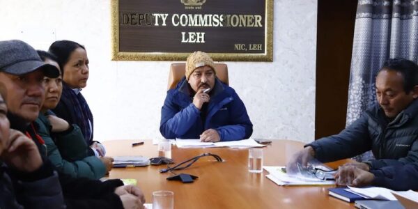 ADC Chairs District TB Forum Meeting in Leh