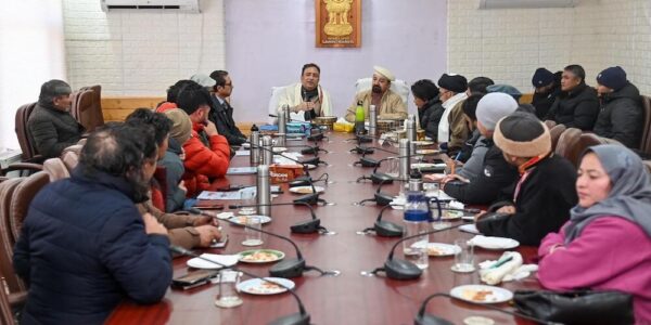 Chief Secretary UT Ladakh Holds Introductory Meeting with LAHDC-Kargil and Councillors