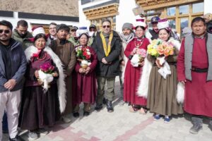 Chief Secretary Sh. Ashish Kundra undertakes public outreach & reviews key development Works in Ladakh