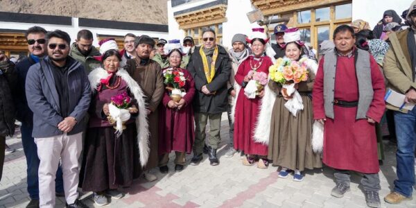 Chief Secretary Sh. Ashish Kundra undertakes public outreach & reviews key development Works in Ladakh