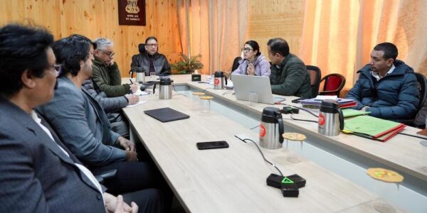 Chief Secretary chairs review meeting on Ladakh Land Records Portal