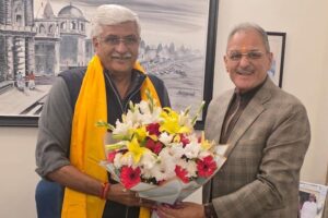 LG Ladakh Meets Union Tourism Minister in New Delhi