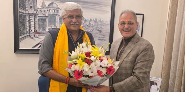 LG Ladakh Meets Union Tourism Minister in New Delhi