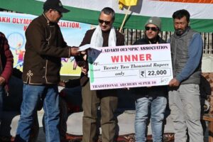 ADC Kargil Attends LOA’s District-Level Archery Tournament at Khri Sultan Cho Stadium