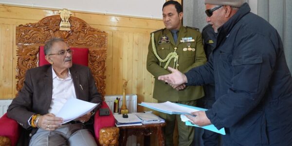 Various Delegations Call on LG Ladakh