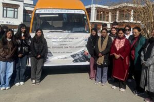 EJM College Leh Flags Off PM-USHA Academic Exposure & Field Learning Visit to New Delhi