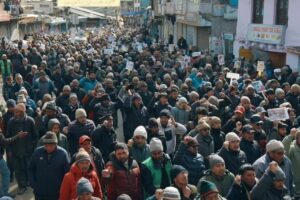 Kargil Sees Massive Protests Against Terror Attack on Islamabad Imam Bargah