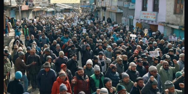 Kargil Sees Massive Protests Against Terror Attack on Islamabad Imam Bargah