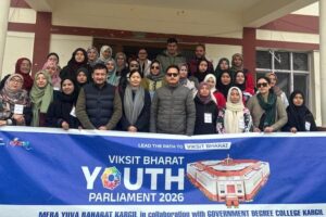 GDC Kargil, in Collaboration with Mera Yuva Bharat Hosts Viksit Bharat Youth Parliament 2026