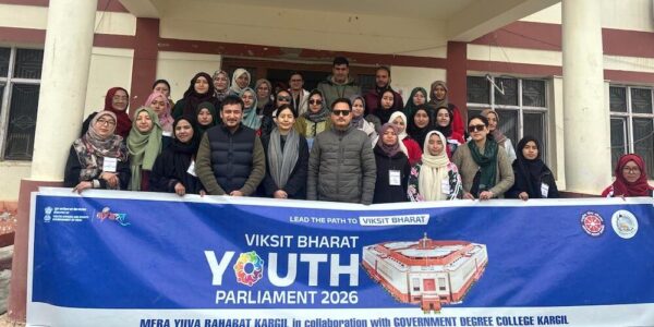 GDC Kargil, in Collaboration with Mera Yuva Bharat Hosts Viksit Bharat Youth Parliament 2026