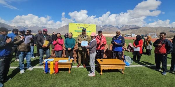 Women’s Day Celebrated with Mass Participation Sports Event at Astro Turf Ground, Kargil