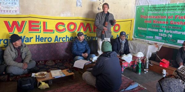 EC Tashi Attends Kisan Goshti cum Field Day held at Atting, Zanskar