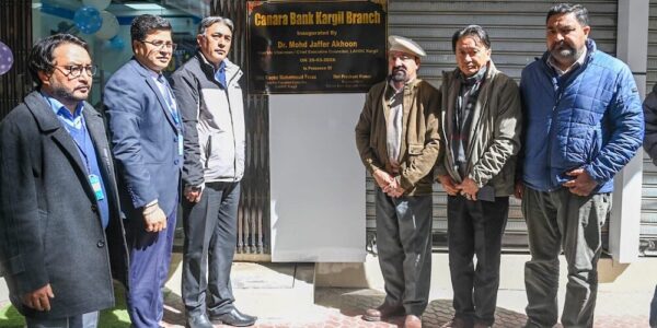 CEC Kargil Inaugurates Canara Bank Branch at Baroo