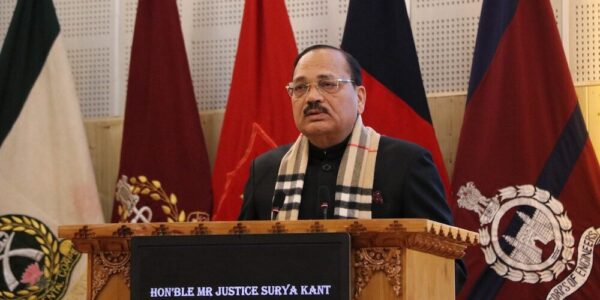 Hon’ble Chief Justice of India Interacts with Officers & Soldiers of Fire & Fury Corps at Raina Auditorium, Leh