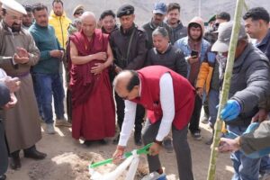 LG VK Saxena Launches India’s First Cold Desert Riverbank Eco-Restoration Project on Indus at Spituk Pharka