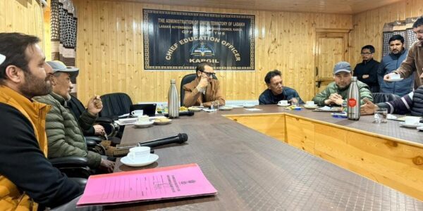 Director, School Education, reviews functioning of School Education Department of Kargil