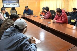 ADDC Kargil Reviews Irrigation Khuls, Stresses Timely Restoration and Sustainable Water Solutions
