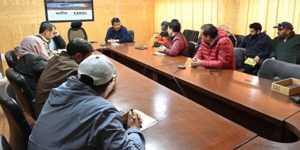 ADDC Kargil Reviews Irrigation Khuls, Stresses Timely Restoration and Sustainable Water Solutions