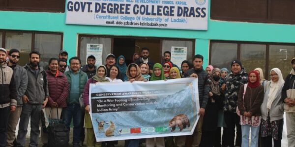 Conservation Awareness Workshop on Biodiversity Monitoring Held at Govt Degree College Drass