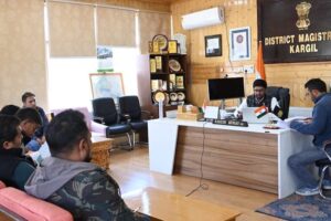 DC Kargil Reviews Implementation of Digital Learning Initiatives at Balvatika Level